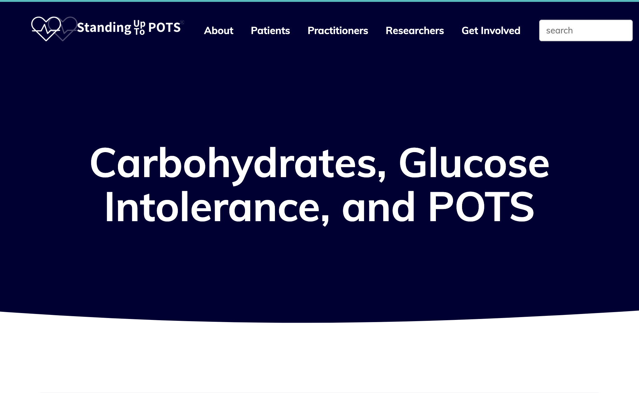 Carbohydrates, Glucose Intolerance, and POTS