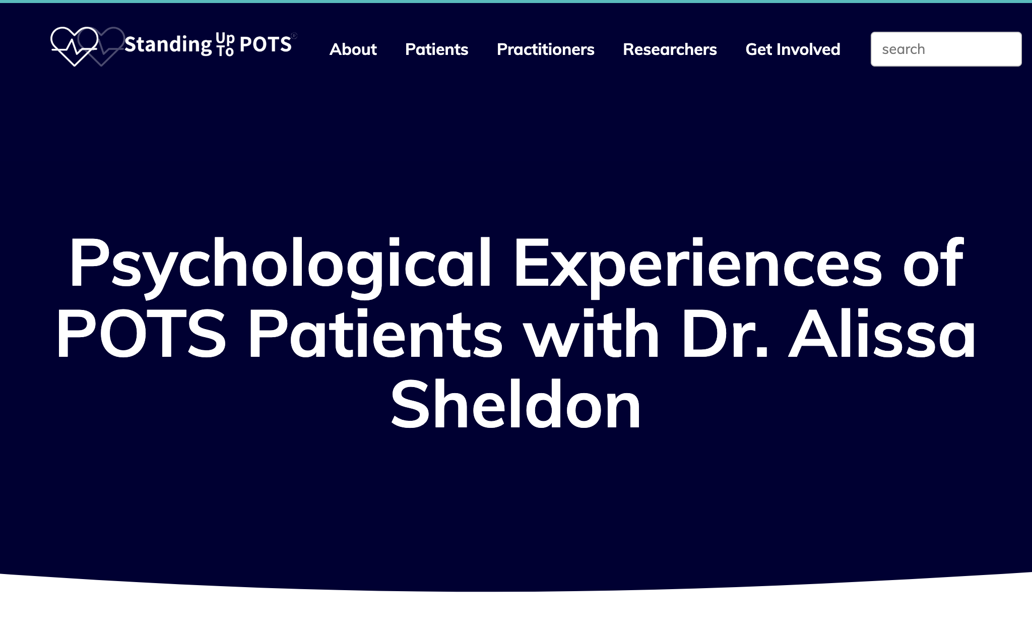 Psychological Experiences of POTS Patients with Dr. Alissa Sheldon