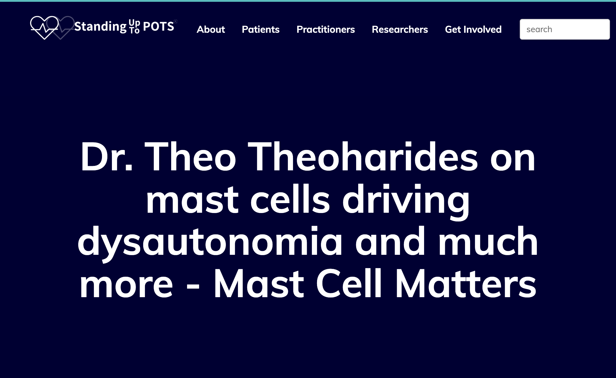 Dr. Theo Theoharides on mast cells driving dysautonomia and much more - Mast Cell Matters