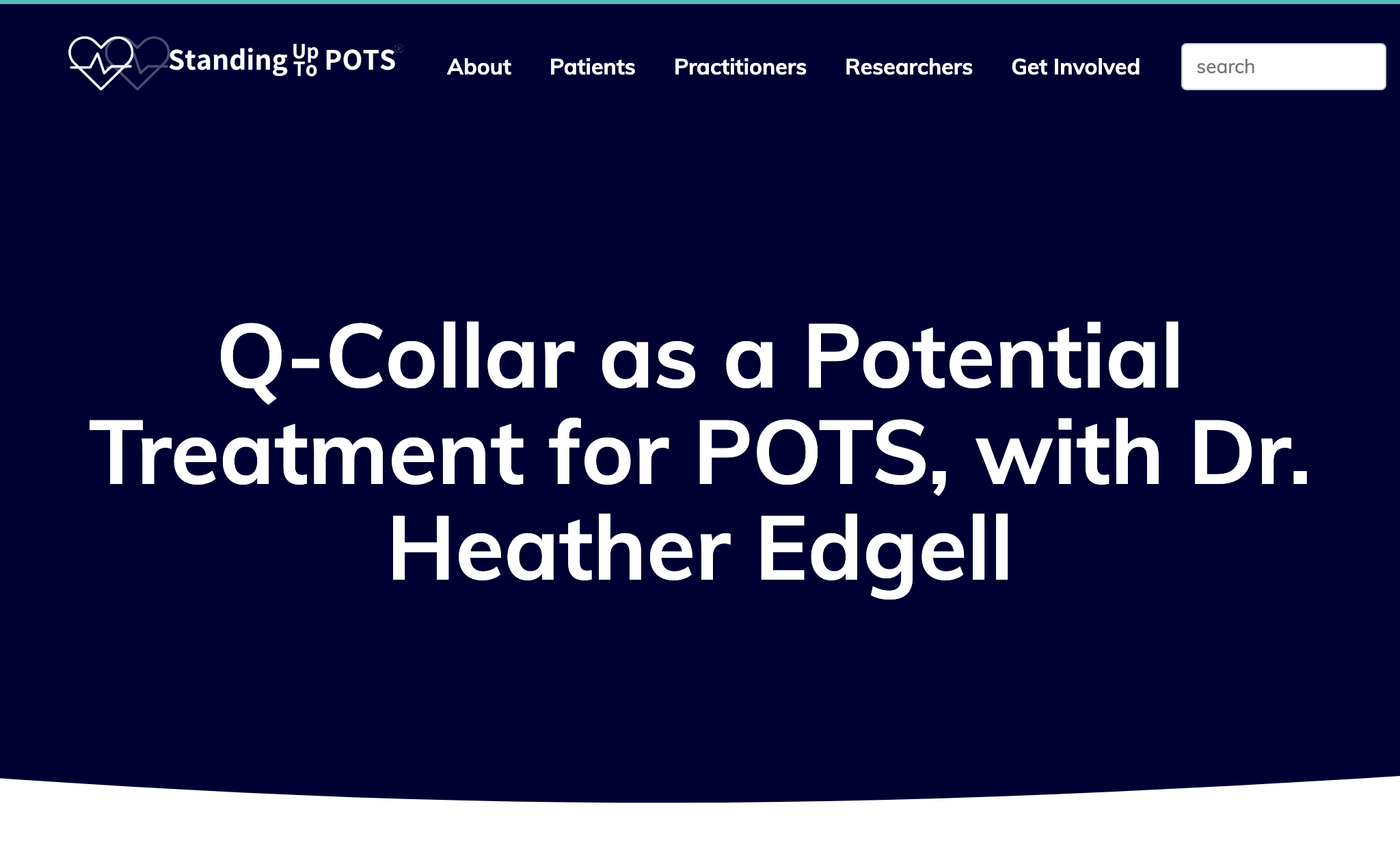 Q-Collar as a Potential Treatment for POTS, with Dr. Heather Edgell