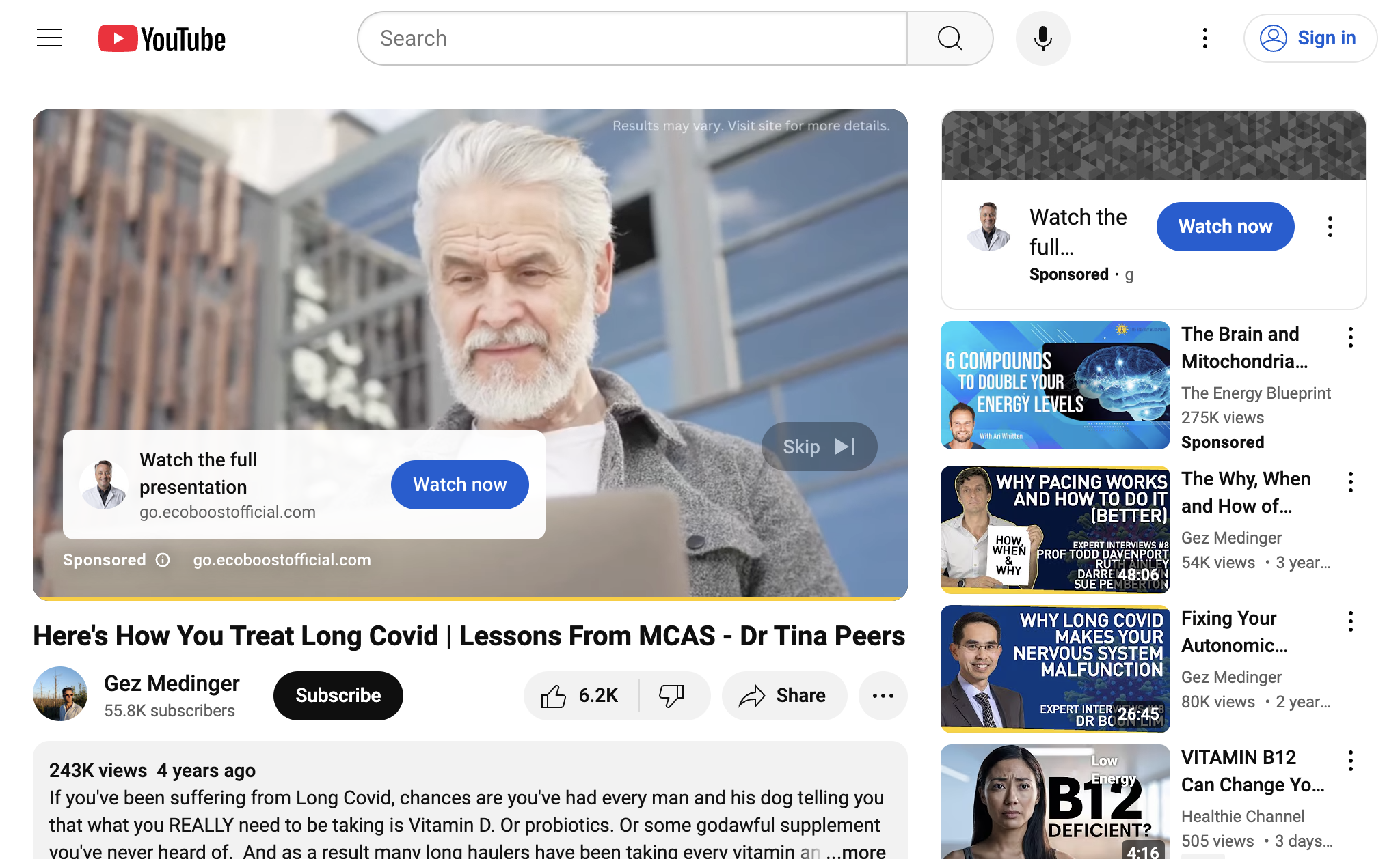 Here's How You Treat Long Covid | Lessons From MCAS - Dr Tina Peers