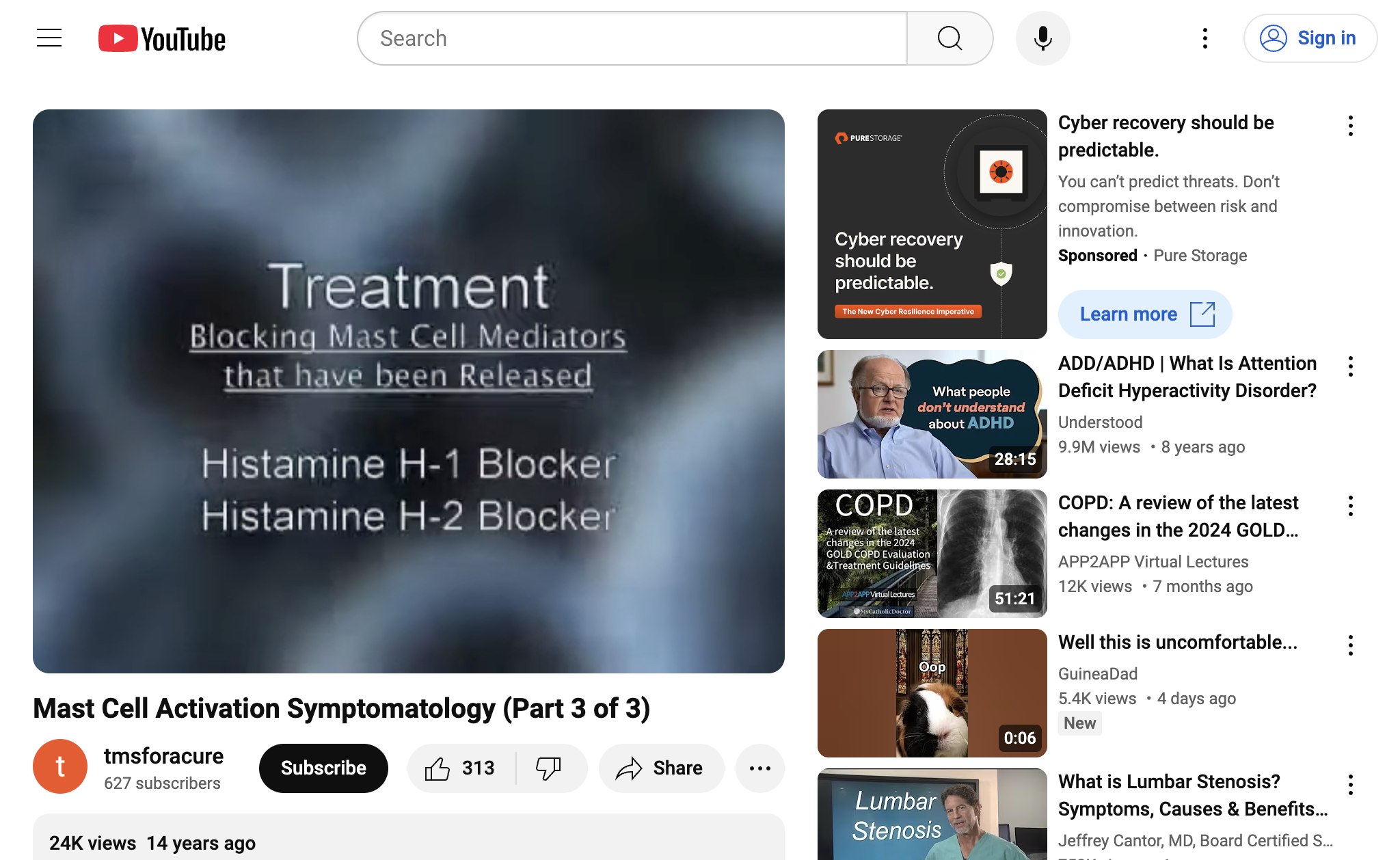 Mast Cell Activation Symptomatology (Part 3 of 3)