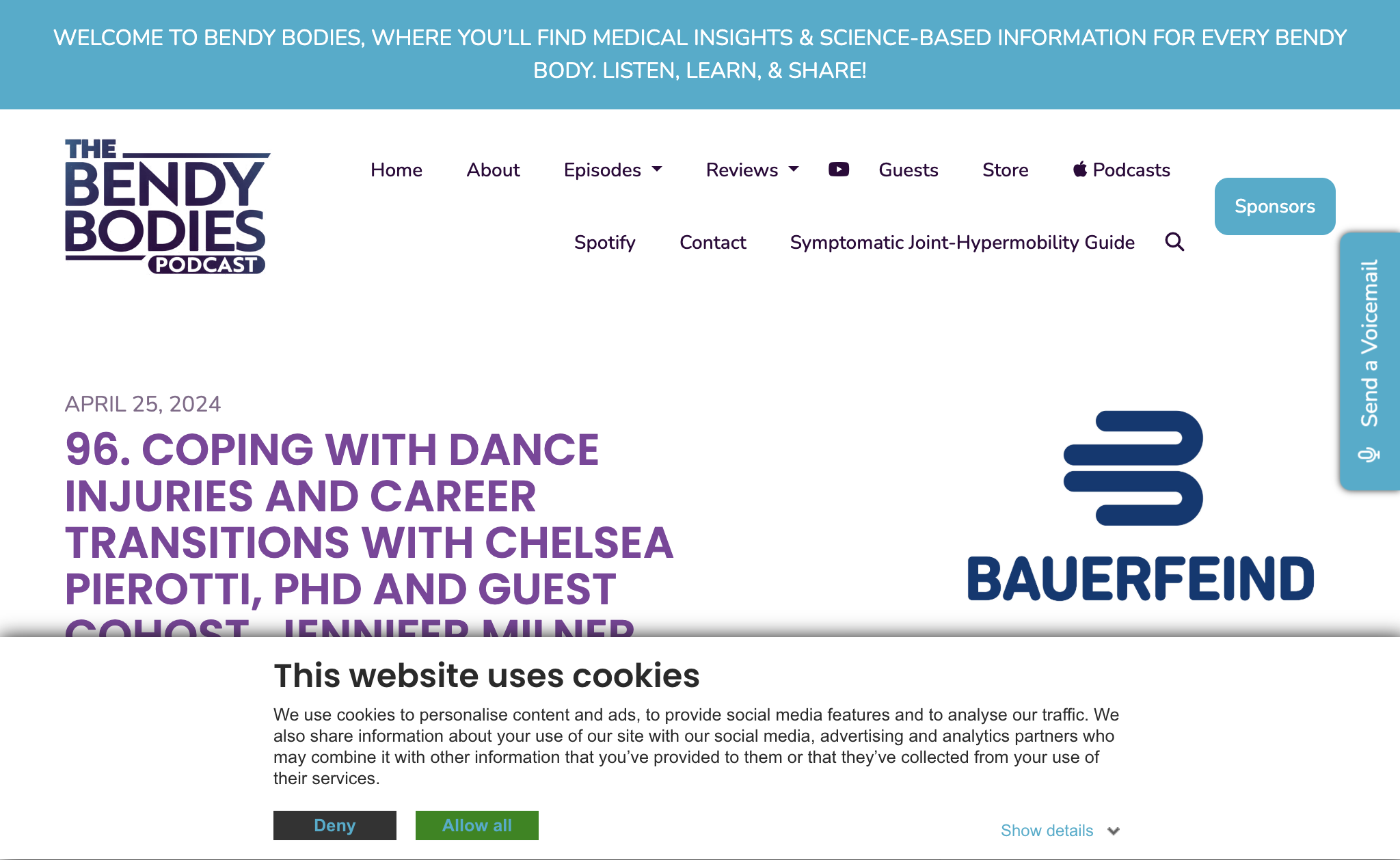 96. Coping with Dance Injuries and Career Transitions with Chelsea Pierotti, PhD and Guest Cohost, Jennifer Milner