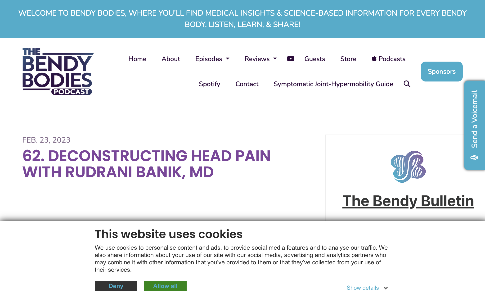 62. Deconstructing Head Pain with Rudrani Banik, MD