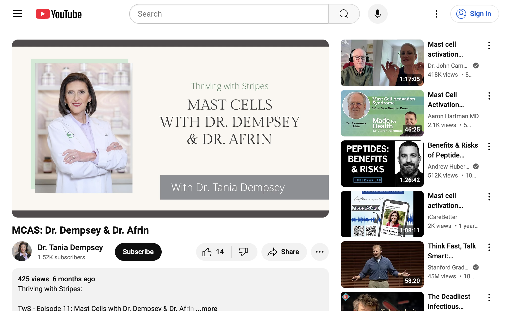 MCAS: Dr. Dempsey & Dr. Afrin