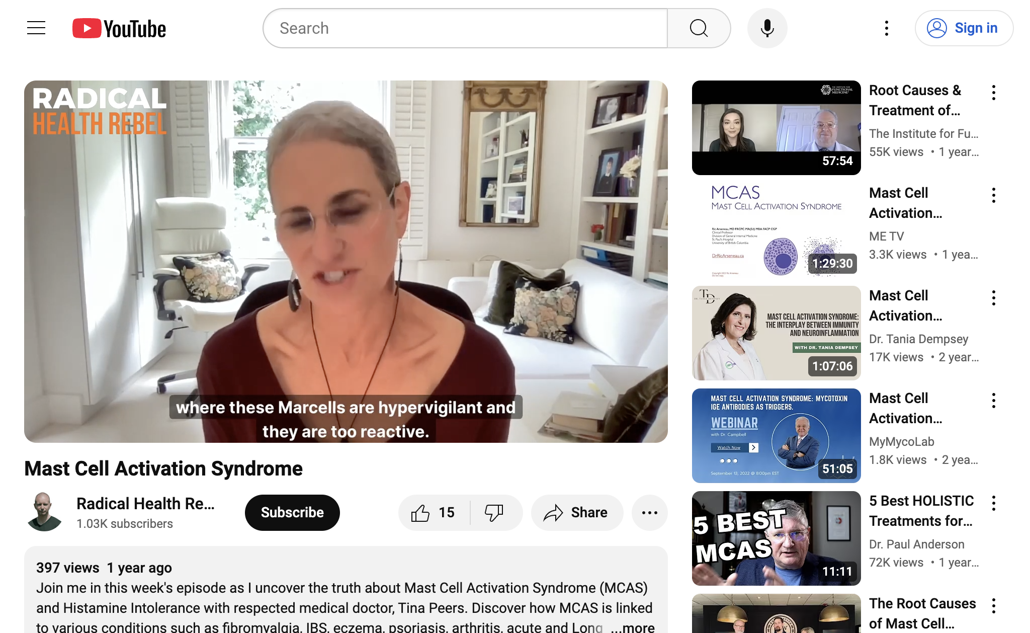 Mast Cell Activation Syndrome