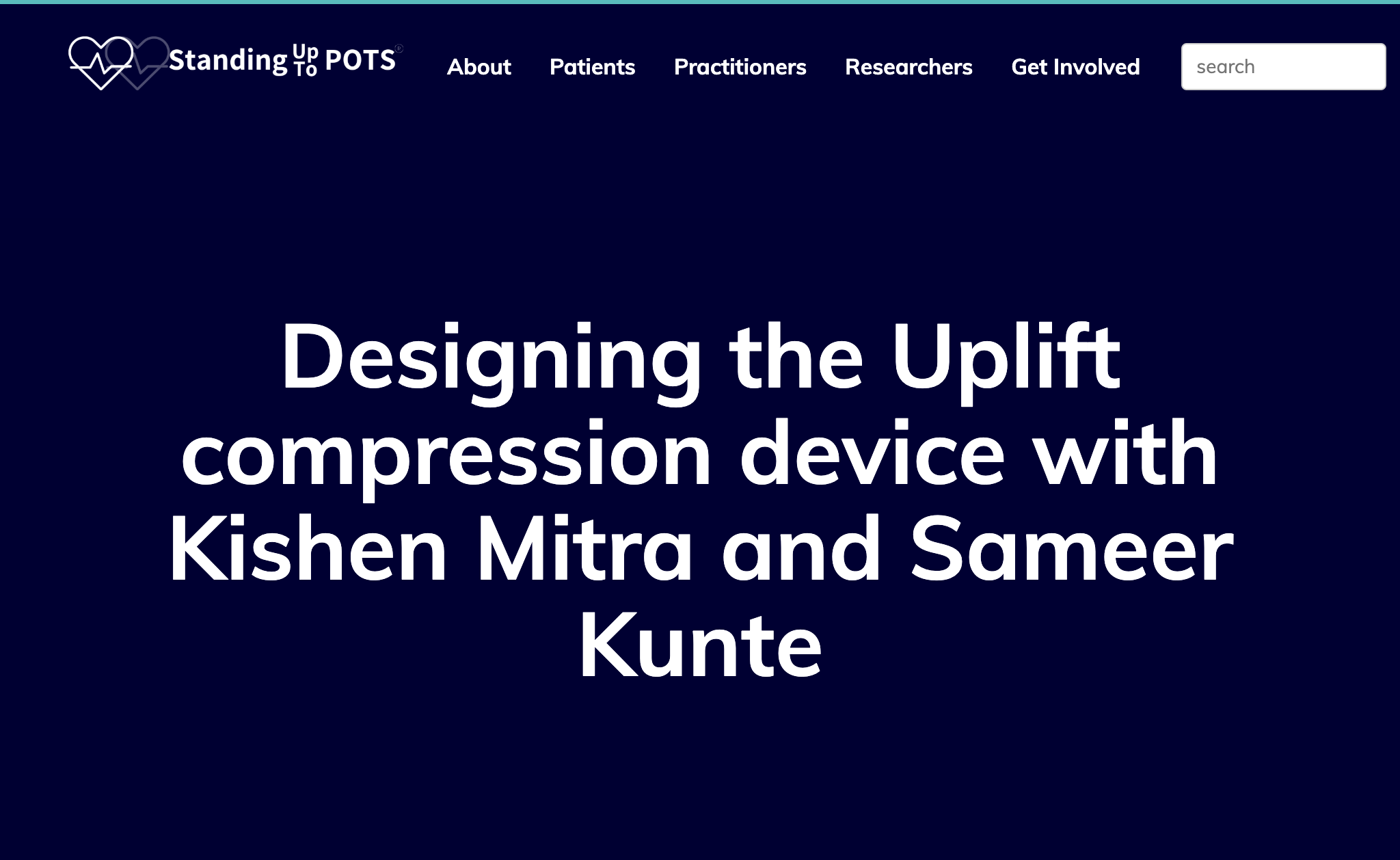 Designing the Uplift compression device with Kishen Mitra and Sameer Kunte