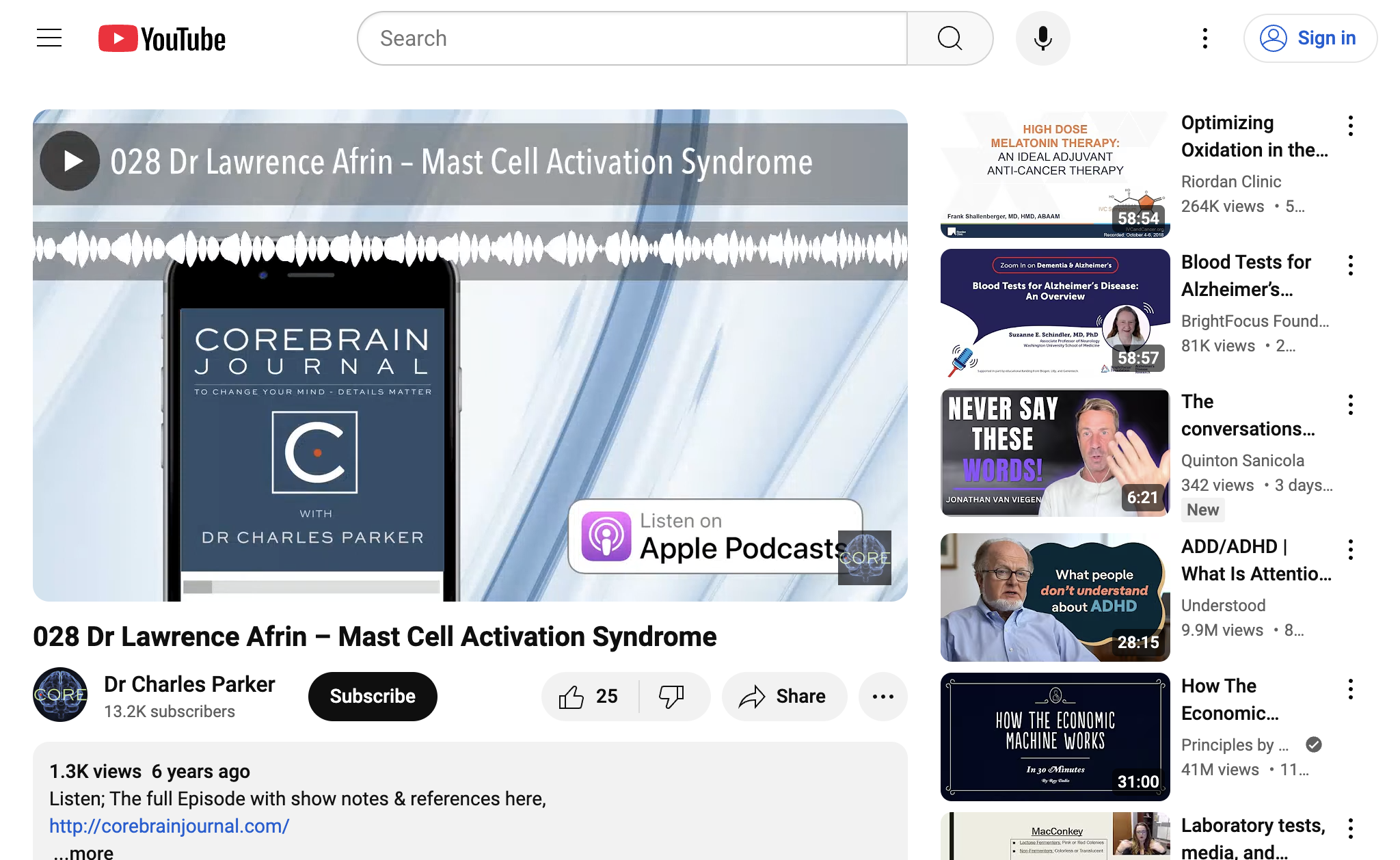 028 Dr Lawrence Afrin – Mast Cell Activation Syndrome