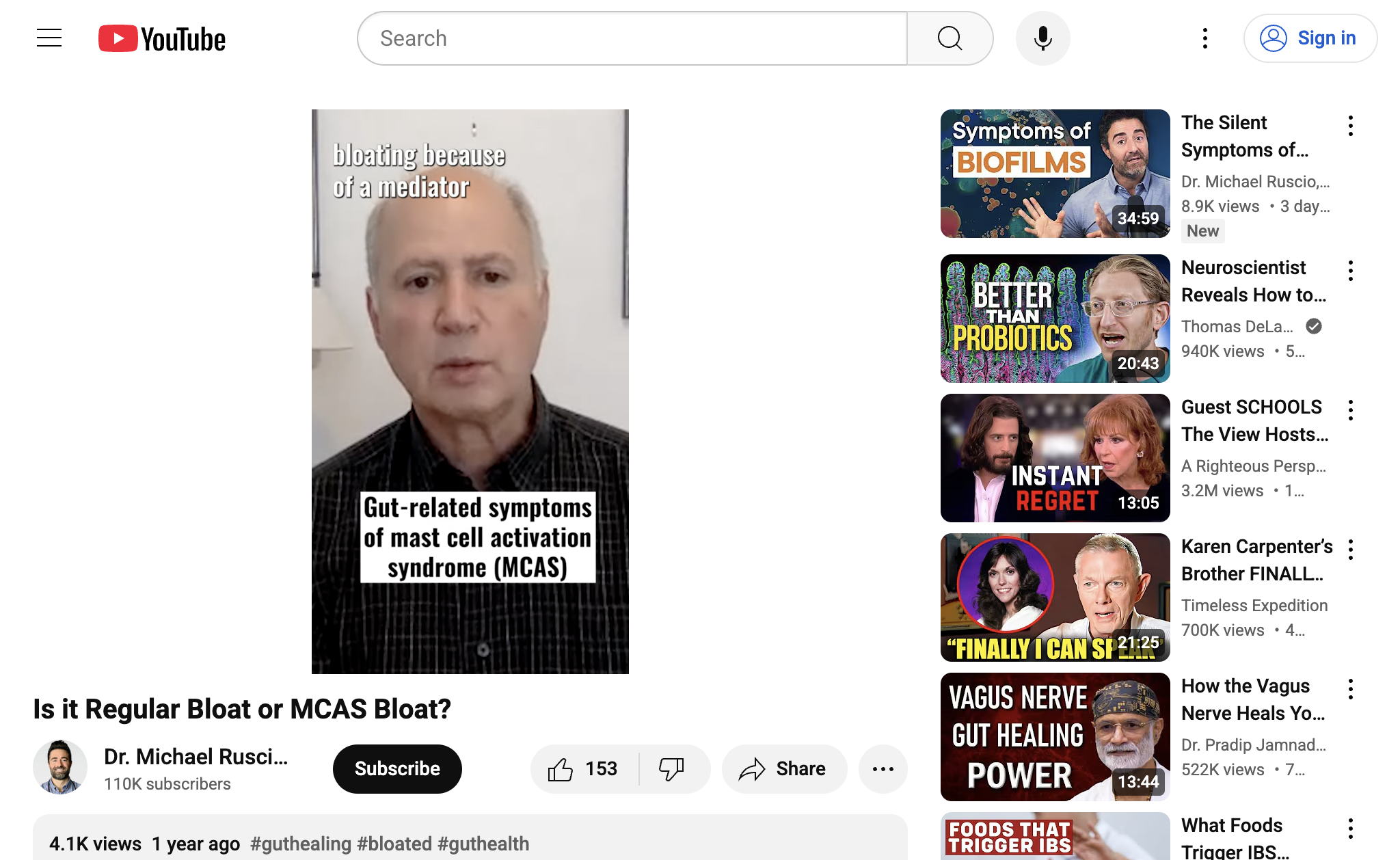 Is it Regular Bloat or MCAS Bloat?
