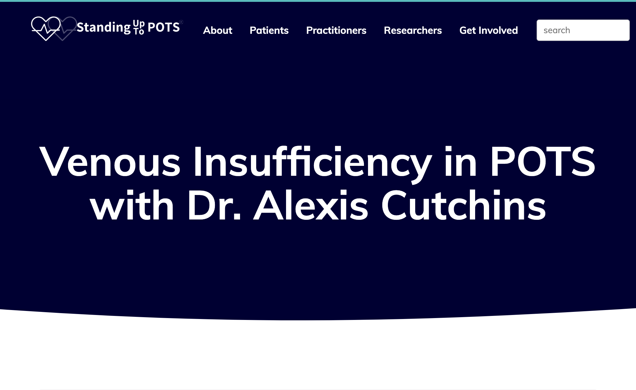 Venous Insufficiency in POTS with Dr. Alexis Cutchins