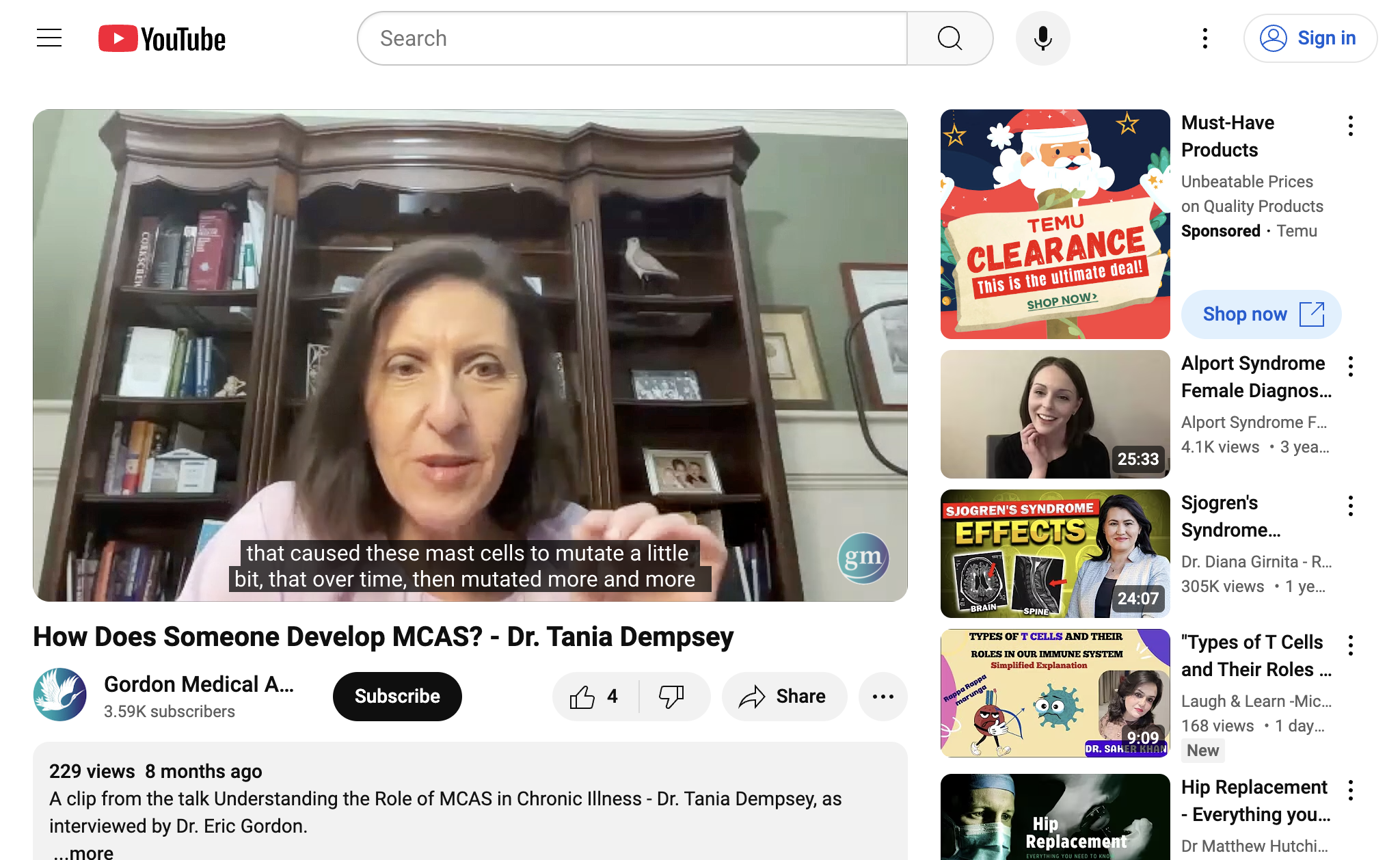 How Does Someone Develop MCAS? - Dr. Tania Dempsey