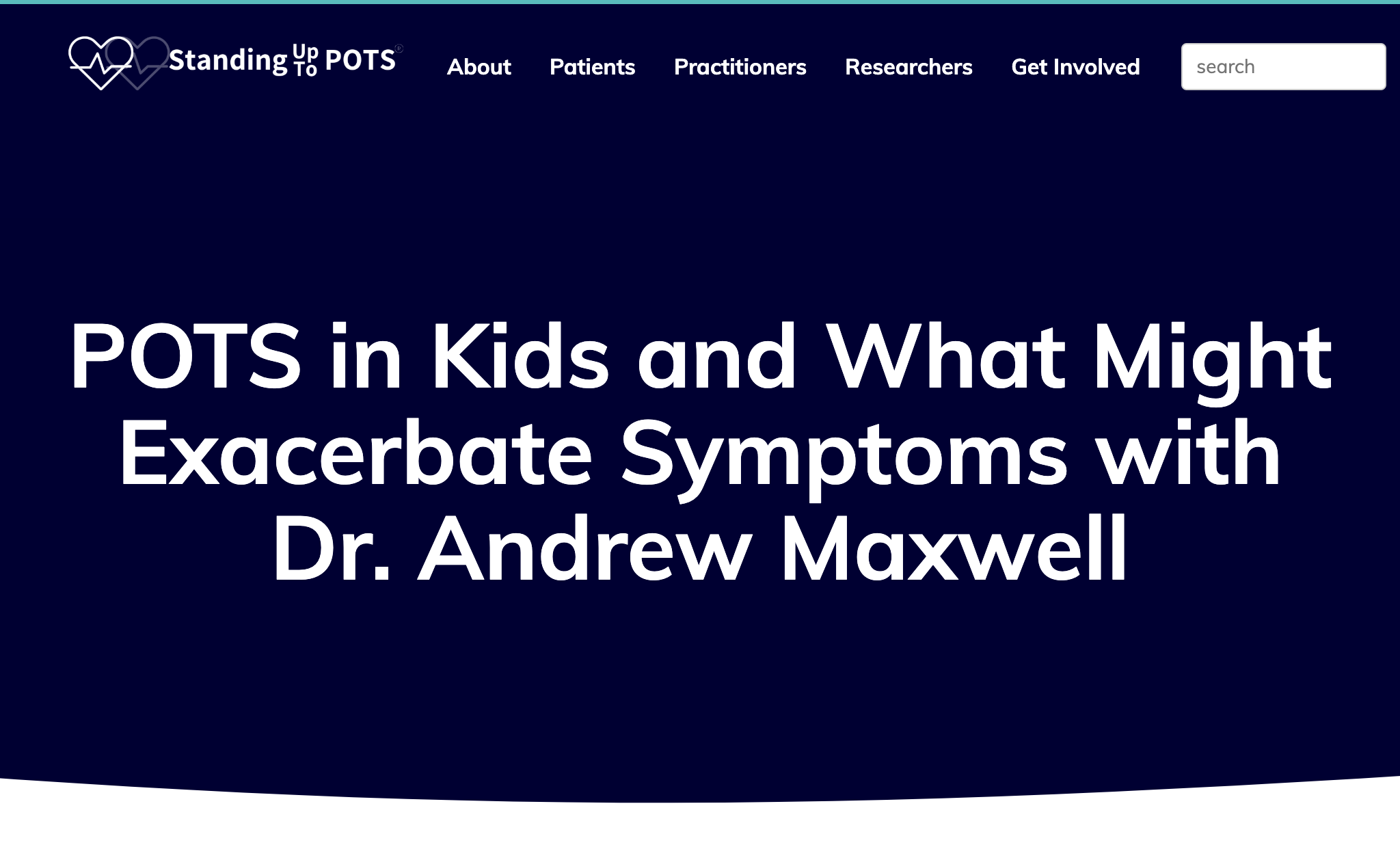 POTS in Kids and What Might Exacerbate Symptoms with Dr. Andrew Maxwell