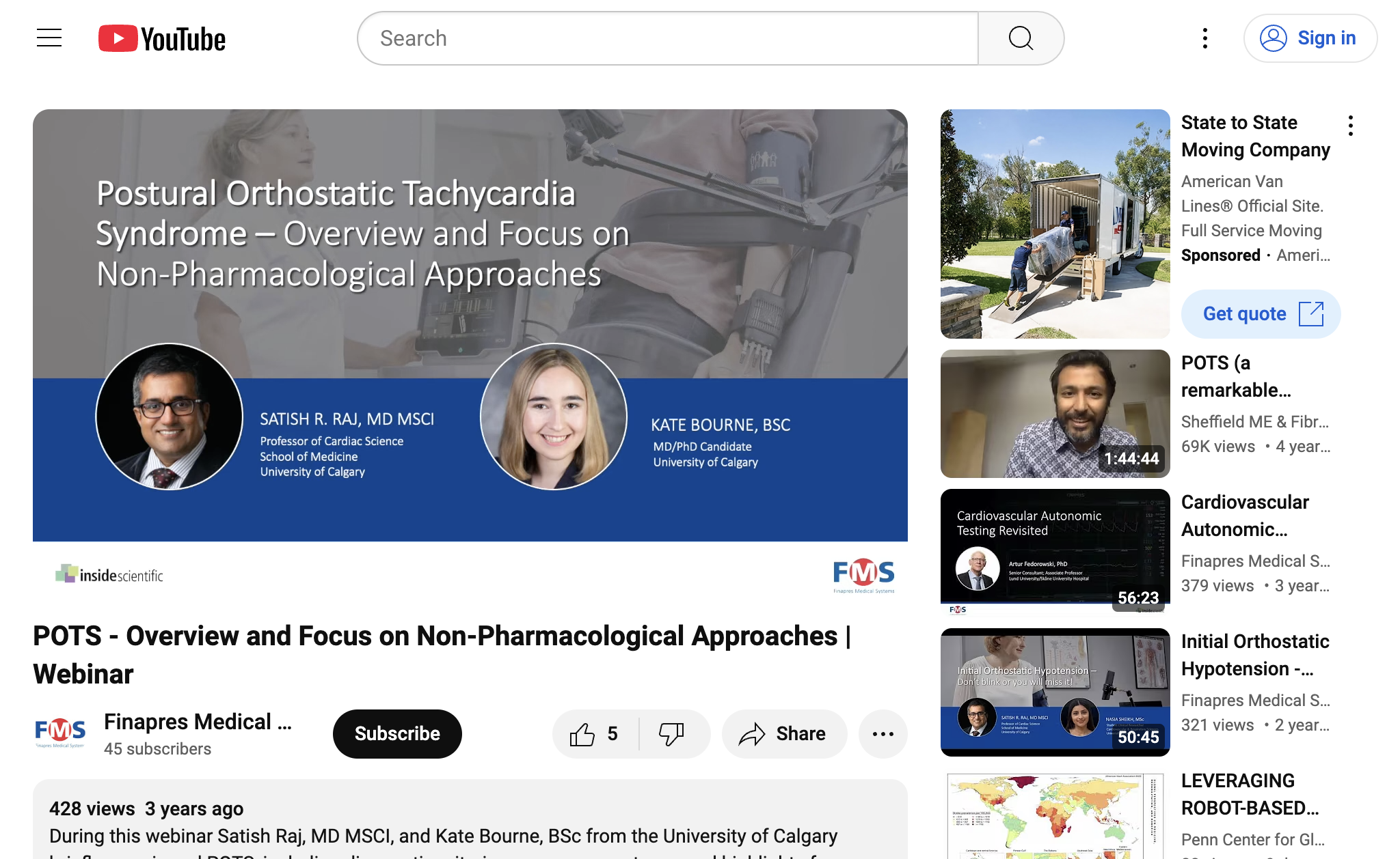 POTS - Overview and Focus on Non-Pharmacological Approaches | Webinar