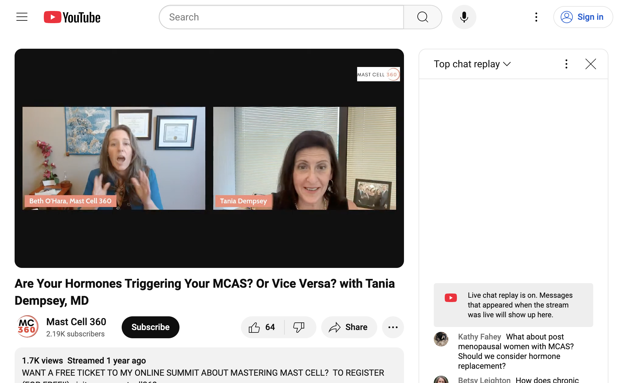 Are Your Hormones Triggering Your MCAS? Or Vice Versa? with Tania Dempsey, MD