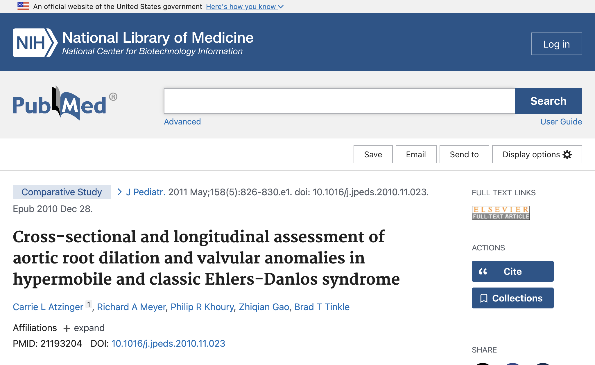 Cross-sectional and longitudinal assessment of aortic root dilation and valvular anomalies in hypermobile and classic Ehlers-Danlos syndrome.