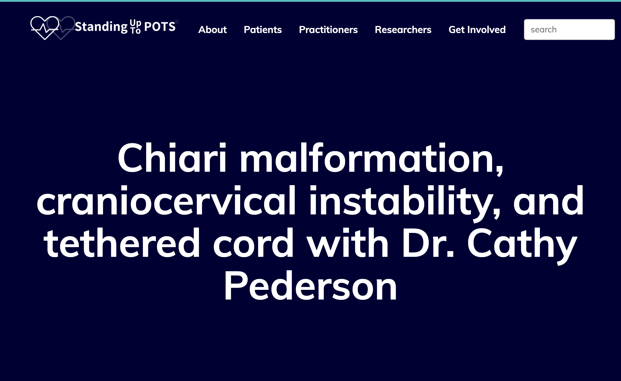 Chiari malformation, craniocervical instability, and tethered cord with Dr. Cathy Pederson