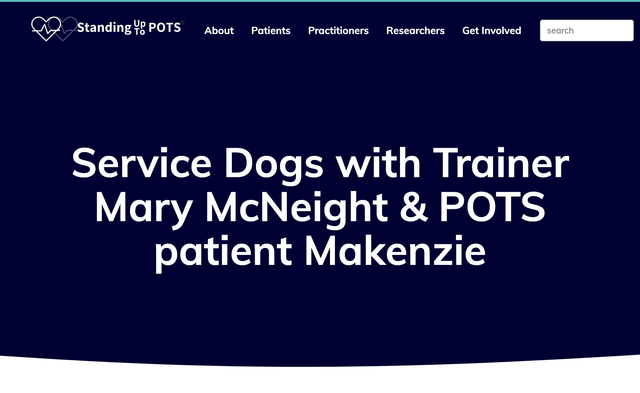 Service Dogs with Trainer Mary McNeight & POTS patient Makenzie