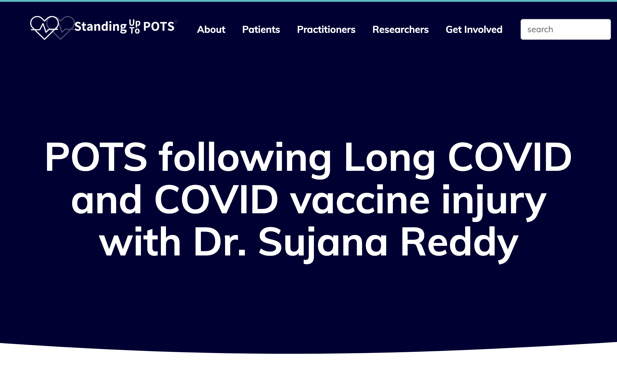 POTS following Long COVID and COVID vaccine injury with Dr. Sujana Reddy