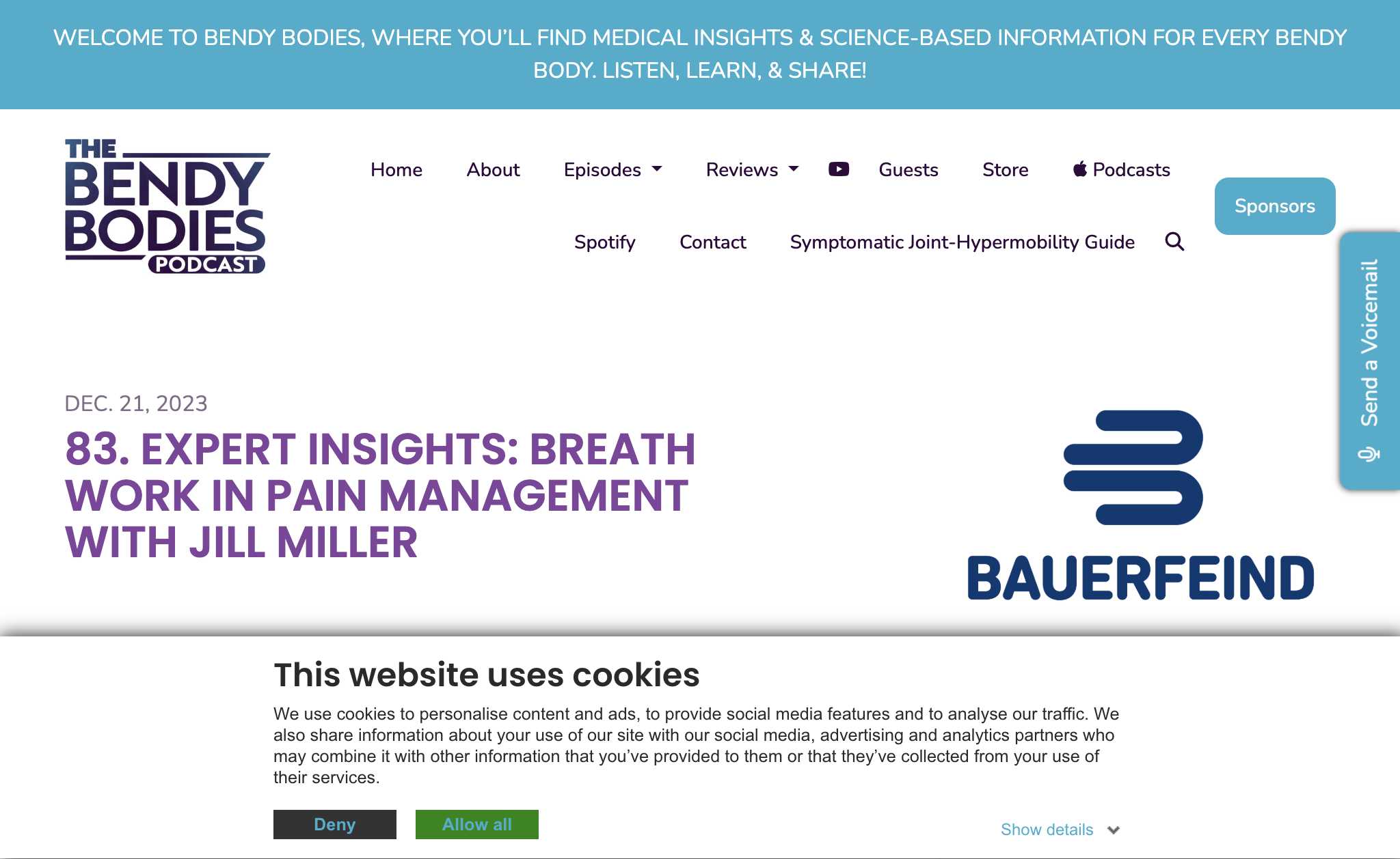 83. Expert Insights: Breath Work in Pain Management with Jill Miller
