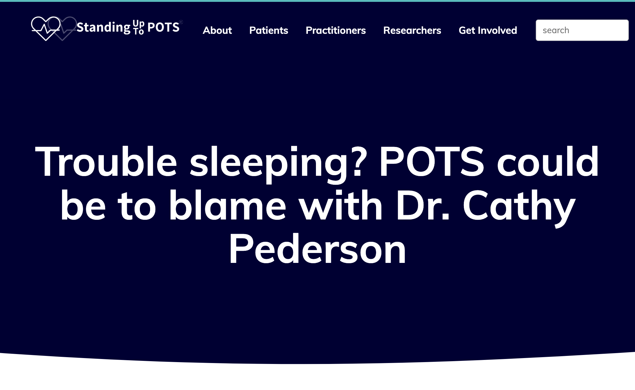 Trouble sleeping? POTS could be to blame with Dr. Cathy Pederson