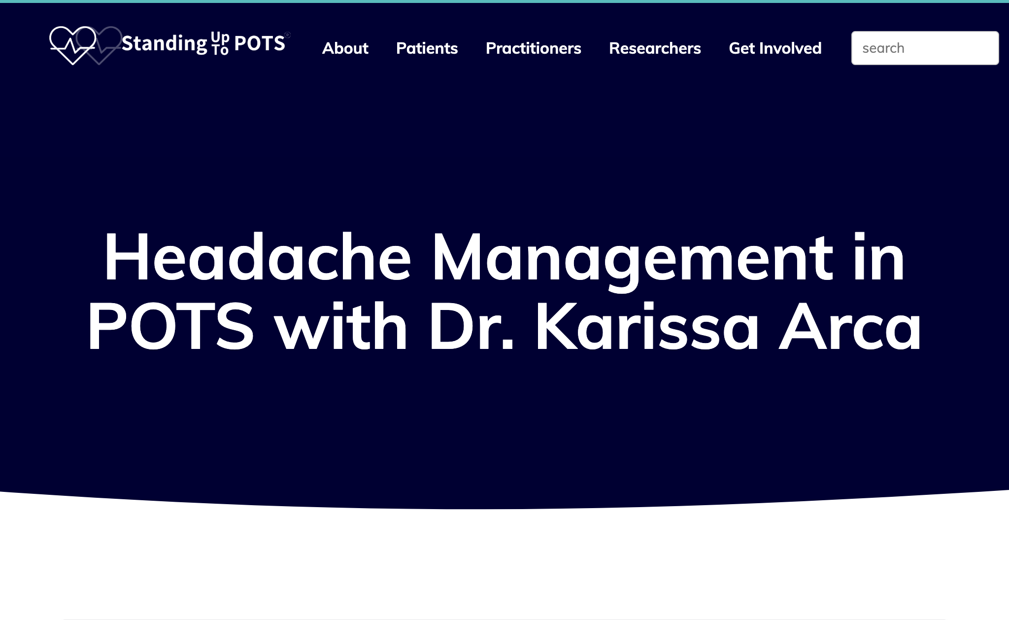 Headache Management in POTS with Dr. Karissa Arca