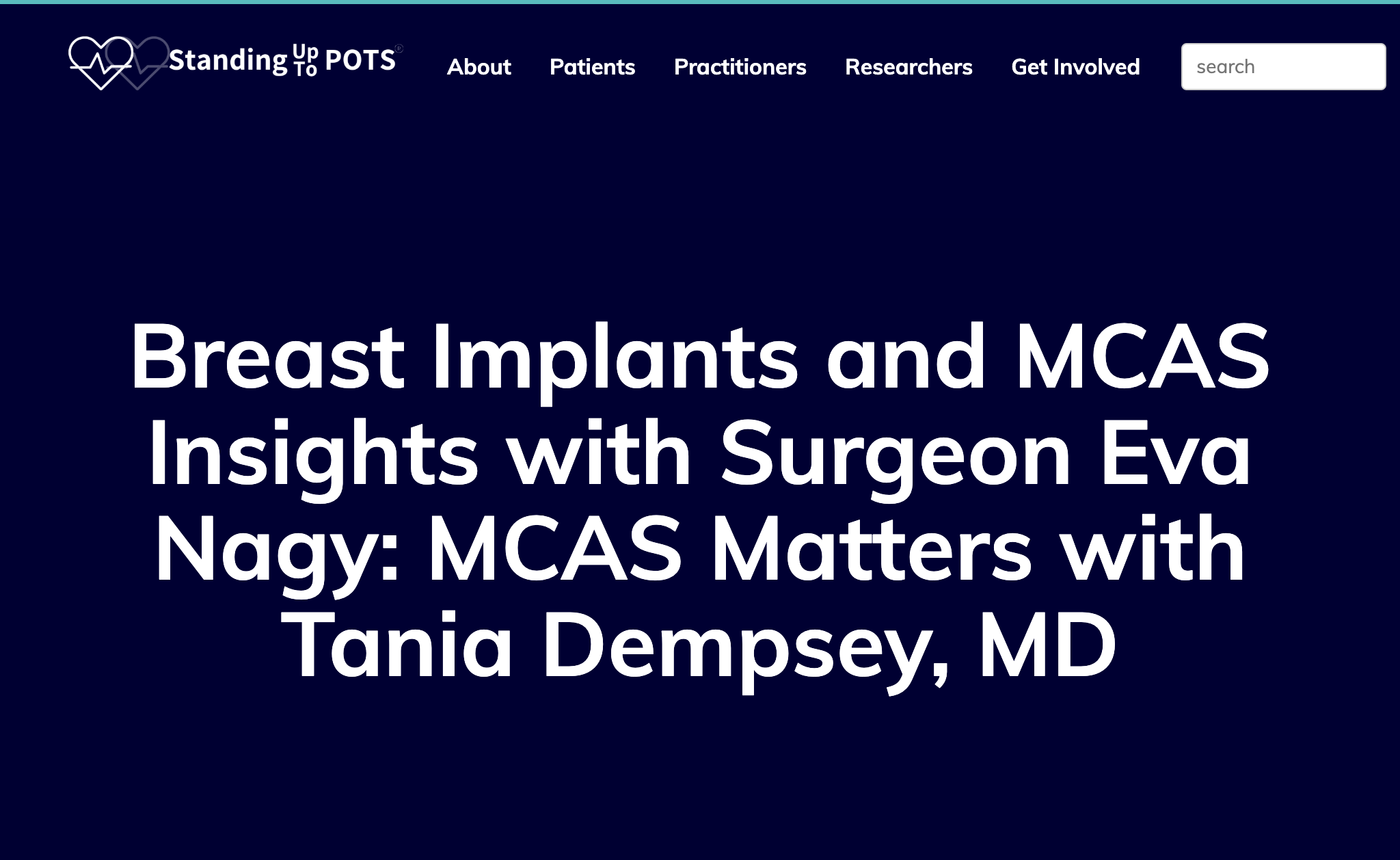 Breast Implants and MCAS Insights with Surgeon Eva Nagy: MCAS Matters with Tania Dempsey, MD