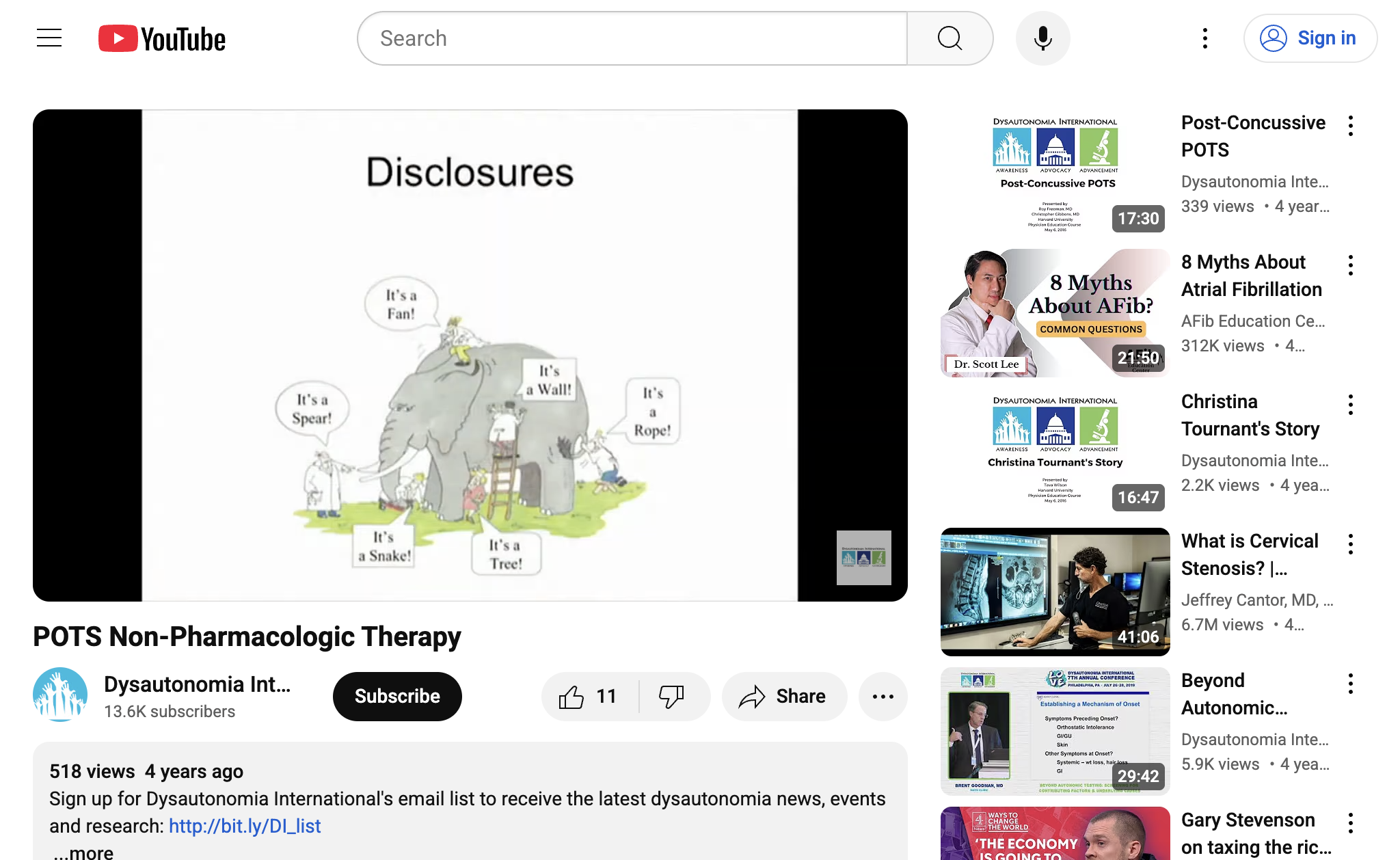 POTS Non-Pharmacologic Therapy