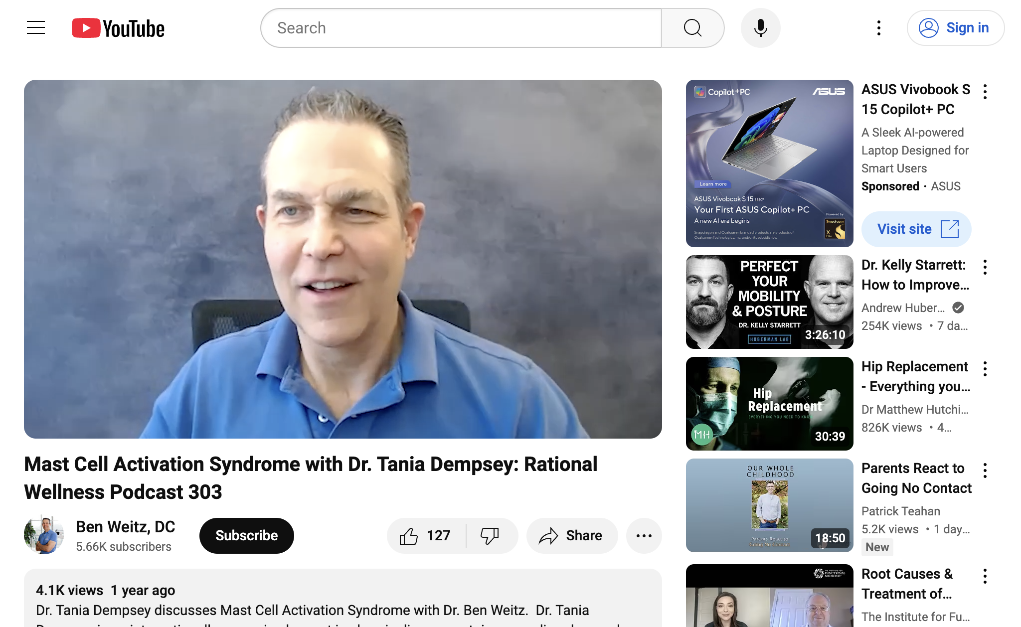 Mast Cell Activation Syndrome with Dr. Tania Dempsey: Rational Wellness Podcast 303