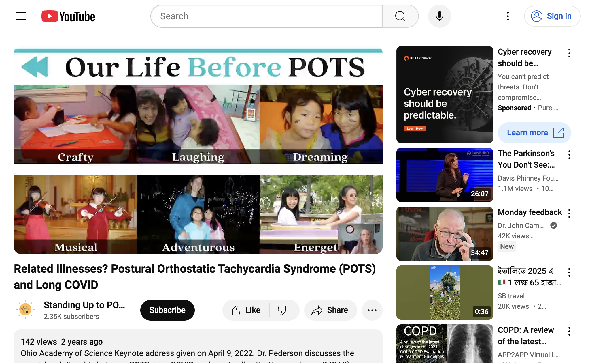 Related Illnesses? Postural Orthostatic Tachycardia Syndrome (POTS) and Long COVID