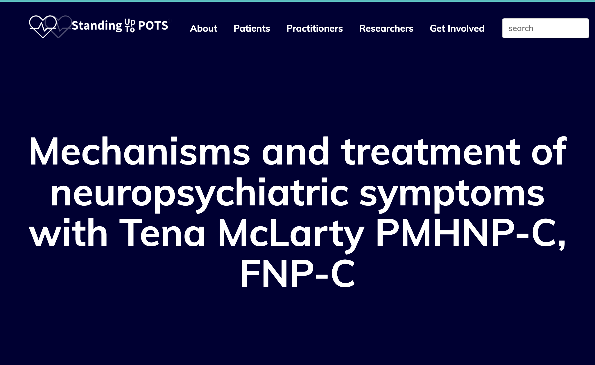 Mechanisms and treatment of neuropsychiatric symptoms with Tena McLarty PMHNP-C, FNP-C