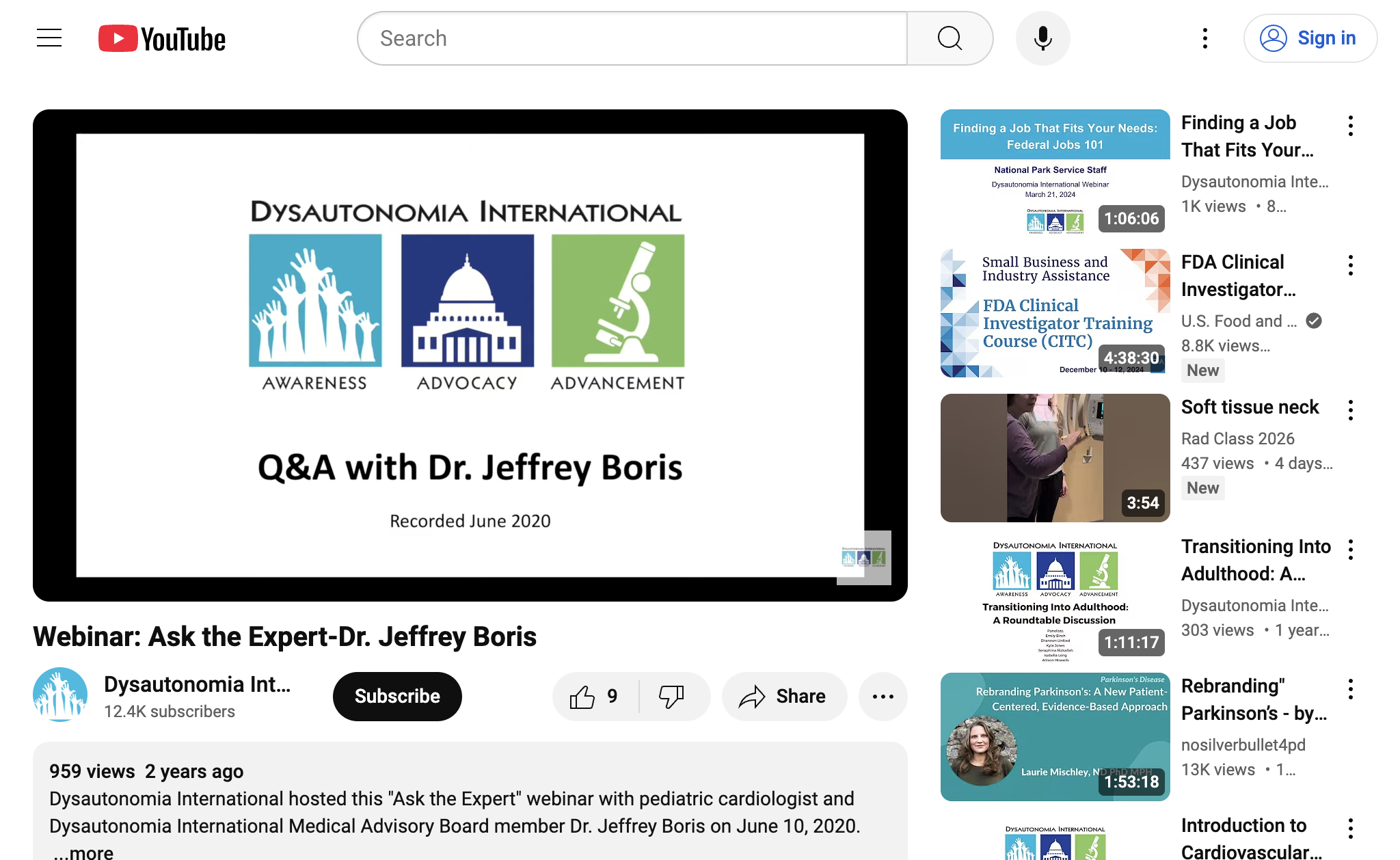 Webinar: Ask the Expert-Dr. Jeffrey Boris