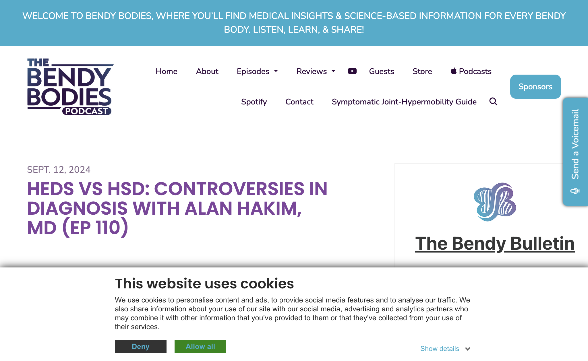 hEDS vs HSD: Controversies in Diagnosis with Alan Hakim, MD (Ep 110)