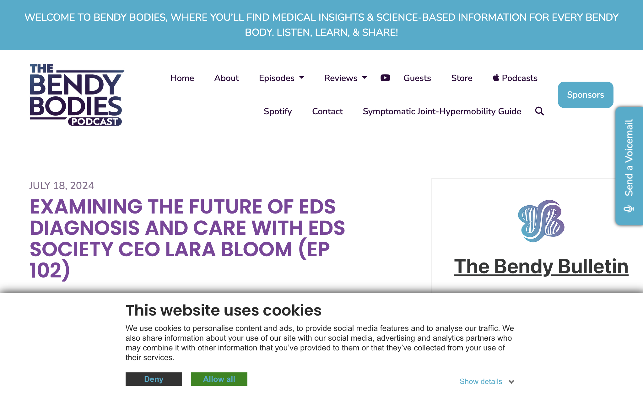 Examining The Future of EDS Diagnosis and Care with EDS Society CEO Lara Bloom (Ep 102)