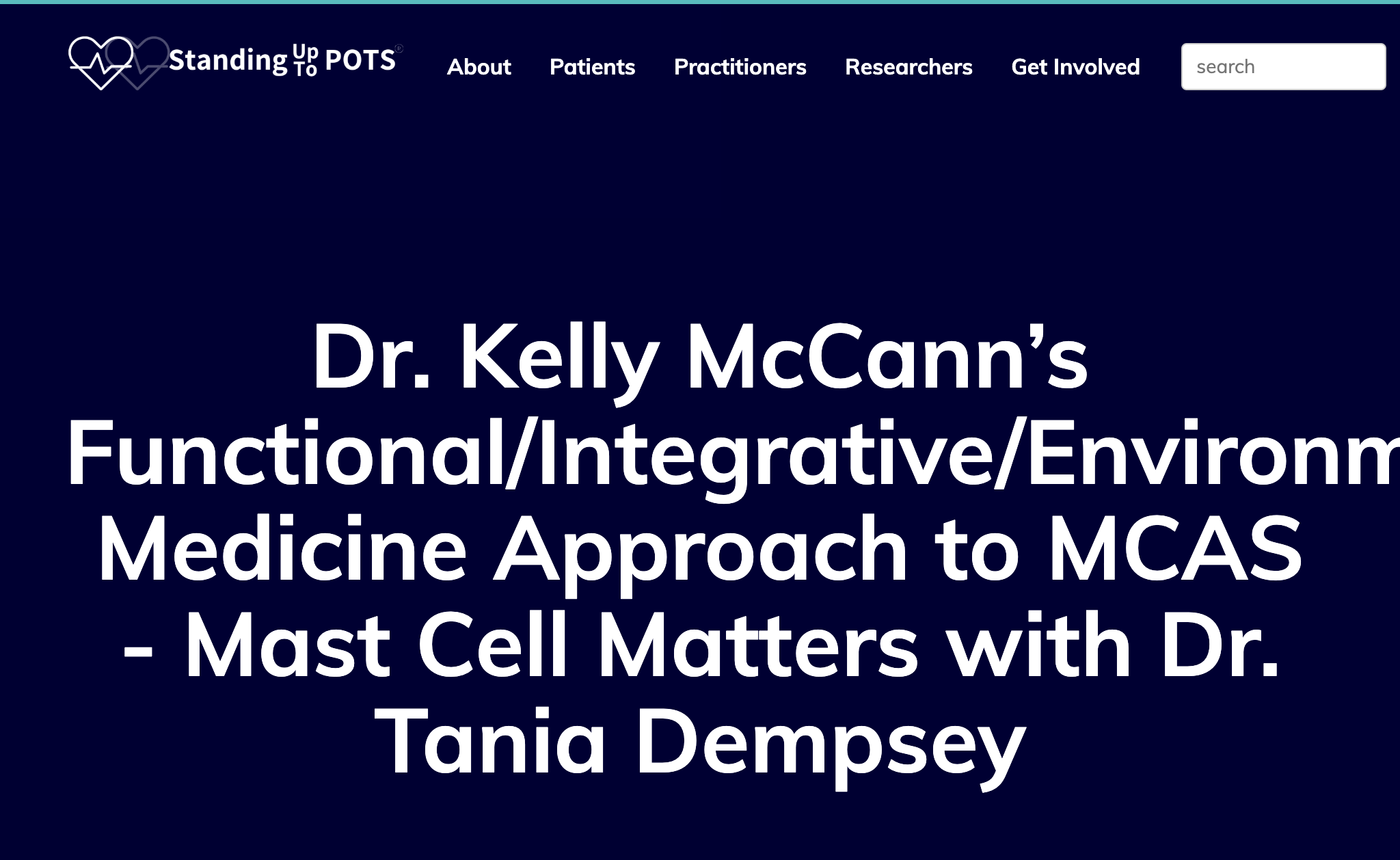 Dr. Kelly McCann’s Functional/Integrative/Environmental Medicine Approach to MCAS - Mast Cell Matters with Dr. Tania Dempsey