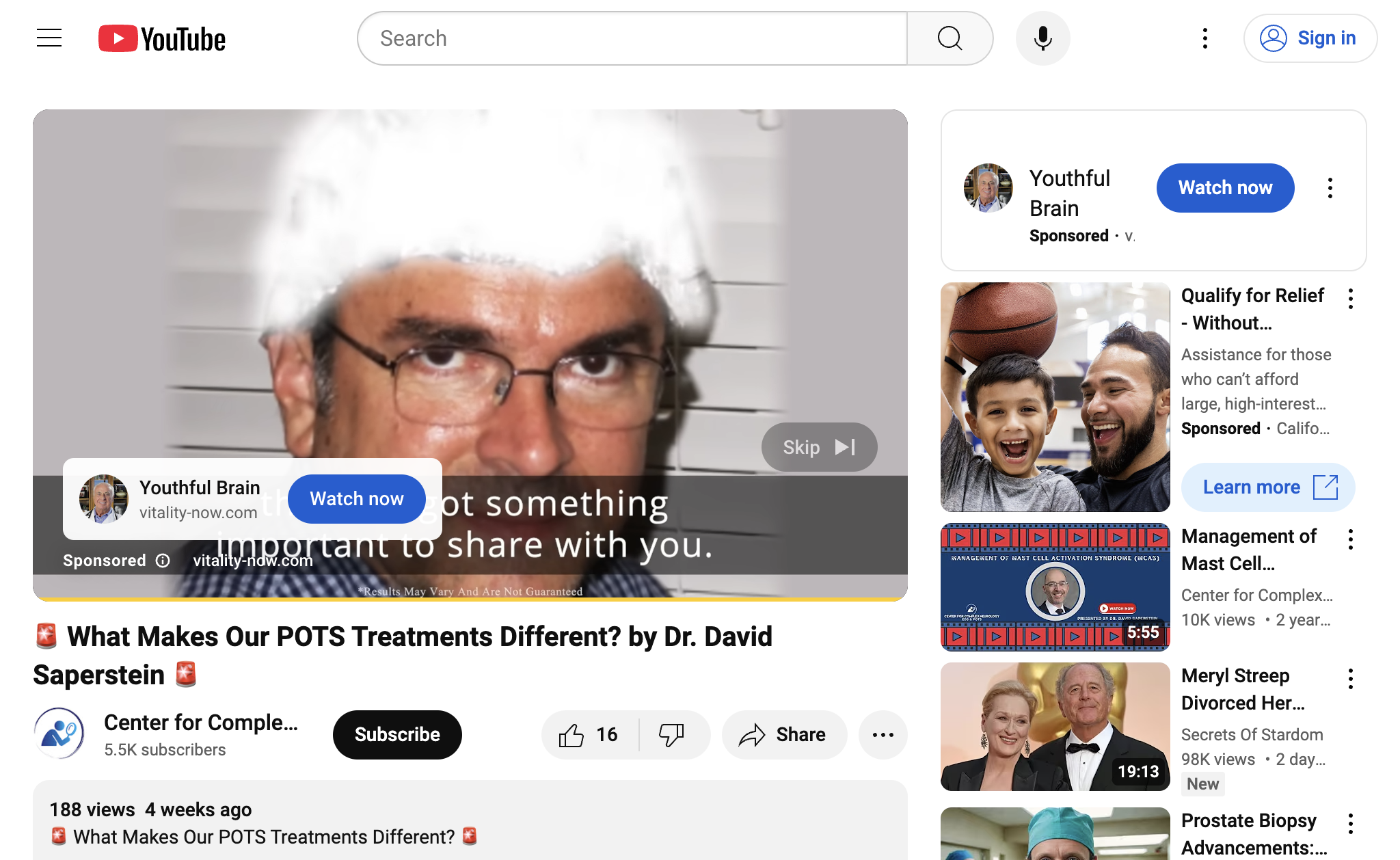 🚨 What Makes Our POTS Treatments Different? by Dr. David Saperstein 🚨