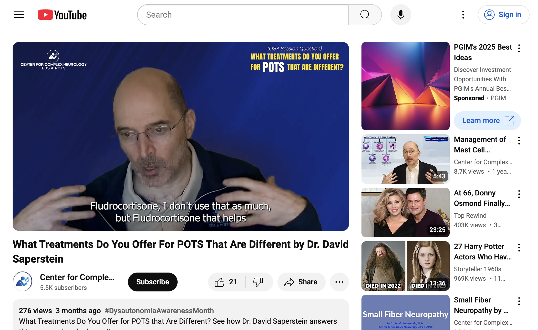 What Treatments Do You Offer For POTS That Are Different by Dr. David Saperstein