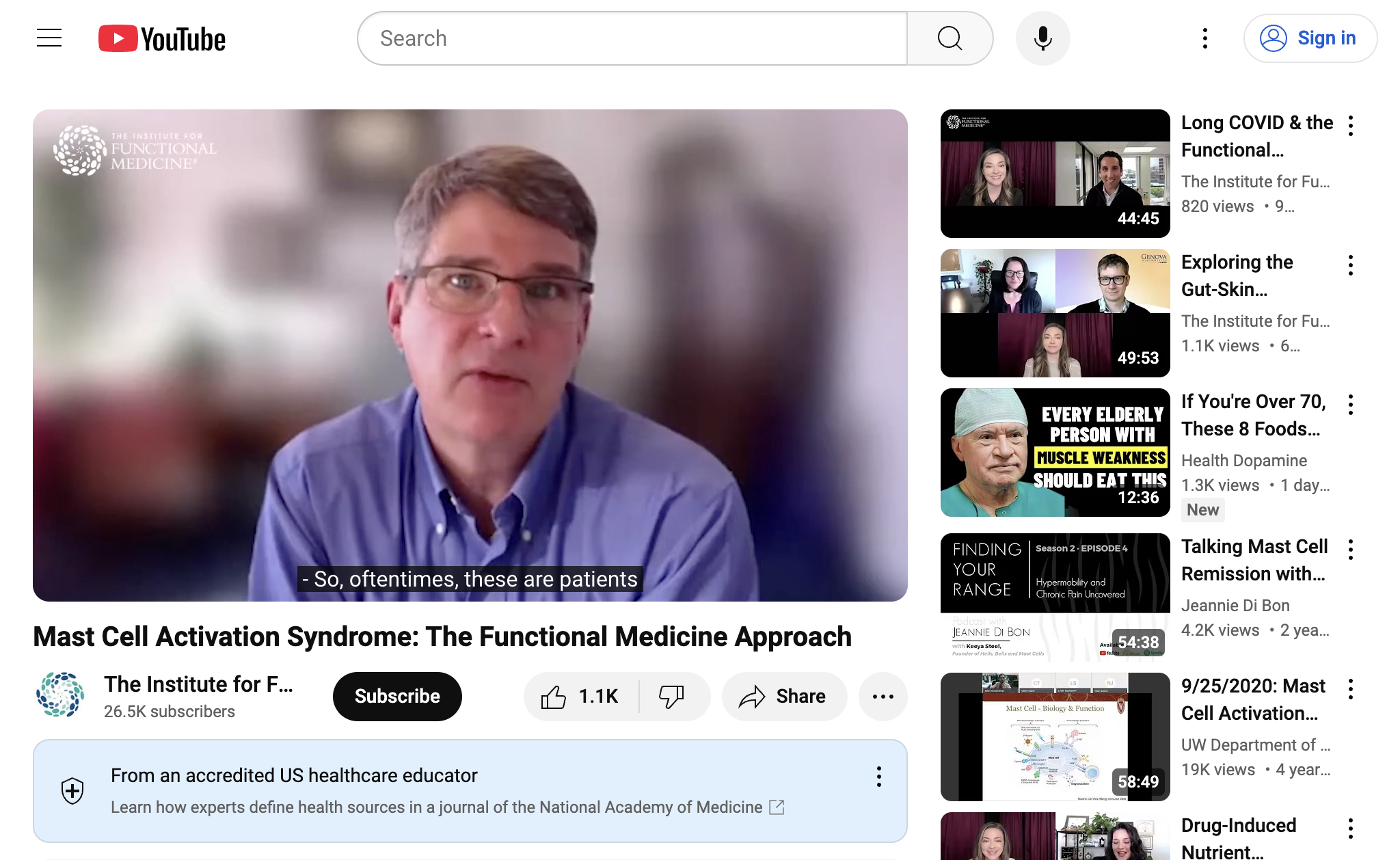 Mast Cell Activation Syndrome: The Functional Medicine Approach